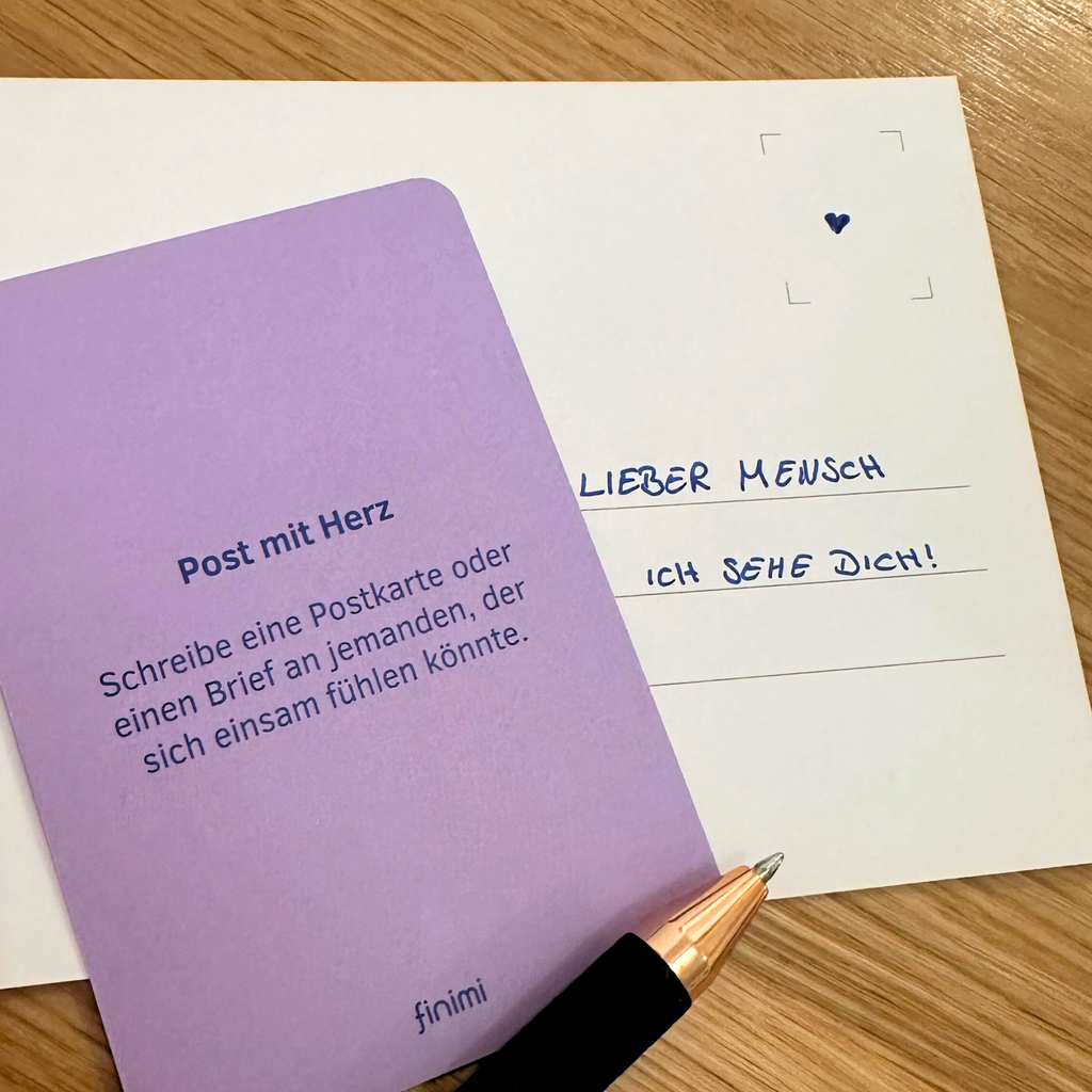 Ask & Task Begegnung mit Herz - finimi