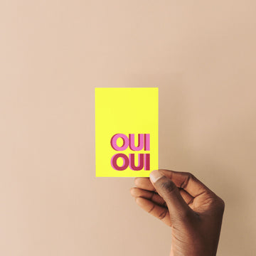 Mini Postkarte Oui Oui - finimi